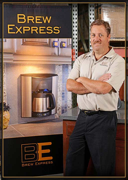 Brew express built in deals coffee maker